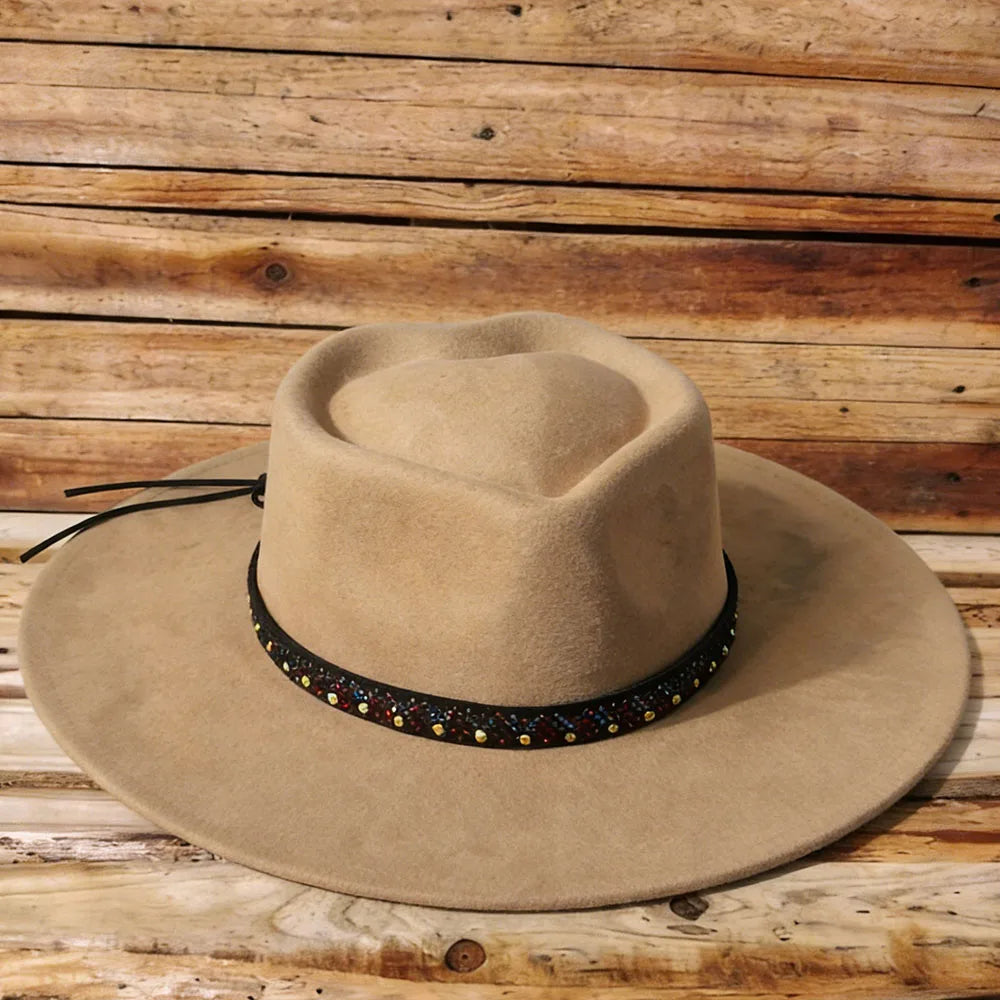 custom Heart crown Suede Hat fedora suede