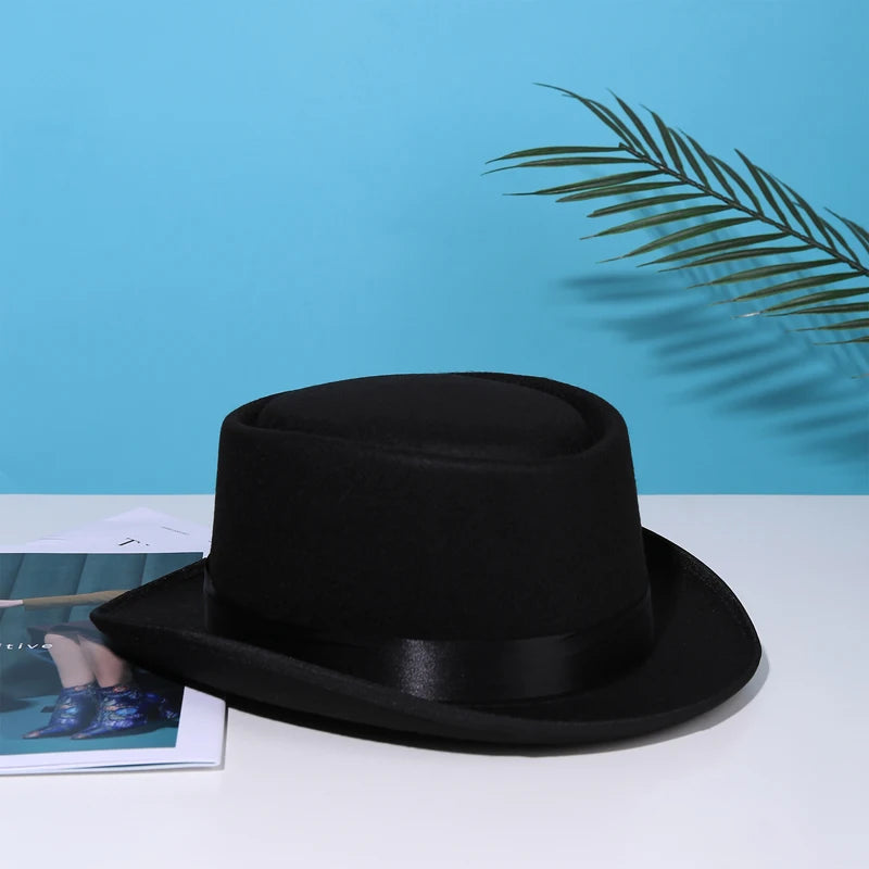 Vintage Style Wool Felt Trilby Hat Classic